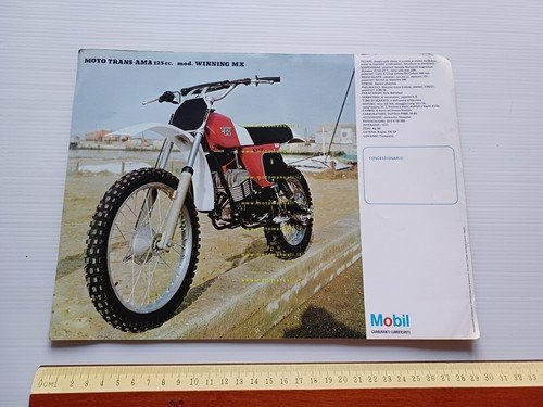 Trans-Ama 125 Winning RG enduro - MX Cross 1977 depliant …