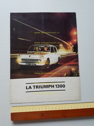 Triumph 1300 1965 depliant originale italiano