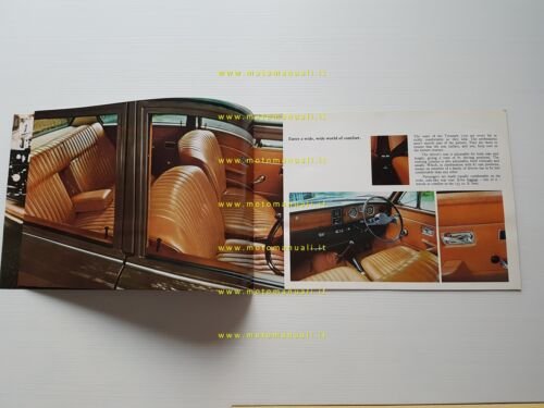 Triumph 1500 1972 depliant originale inglese