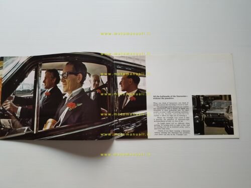 Triumph 1500 1972 depliant originale inglese