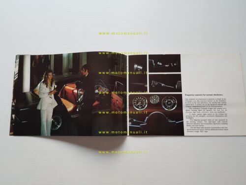 Triumph 1500 1972 depliant originale inglese