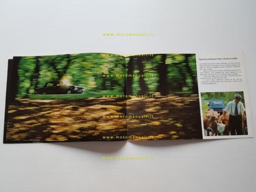 Triumph 1500 1972 depliant originale inglese