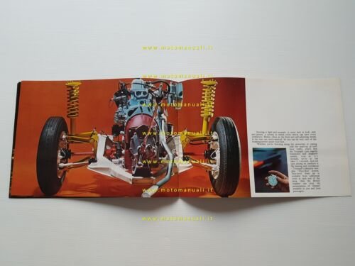 Triumph 1500 1972 depliant originale inglese