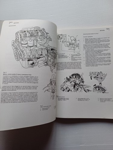 Triumph Acclaim 1981 manuale officina italiano originale