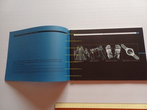 Triumph catalogo accessori 2004 depliant originale