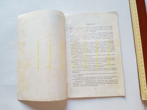 Triumph catalogo produzione 1929 moto depliant originale italiano anteguerra