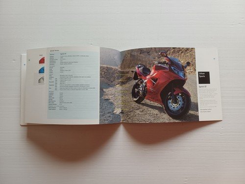 Triumph catalogo produzione modelli 2006 depliant italiano originale