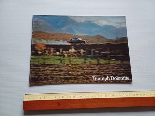 Triumph Dolomite 1973 depliant italiano originale