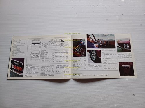 Triumph Dolomite 1973 depliant italiano originale