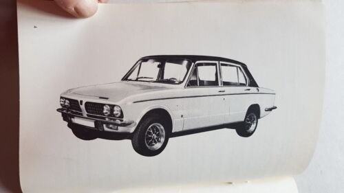 Triumph Dolomite Sprint 1973 manuale uso originale genuine owner's manual