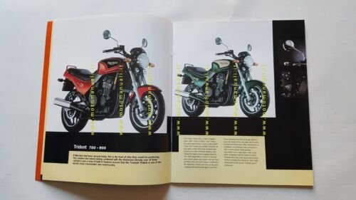 Triumph produzione 1993 depliant originale testo inglese