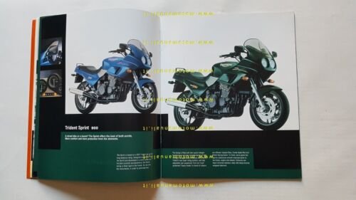 Triumph produzione 1993 depliant originale testo inglese