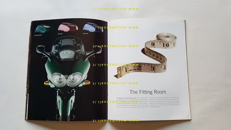 Triumph produzione 1995 depliant originale testo inglese