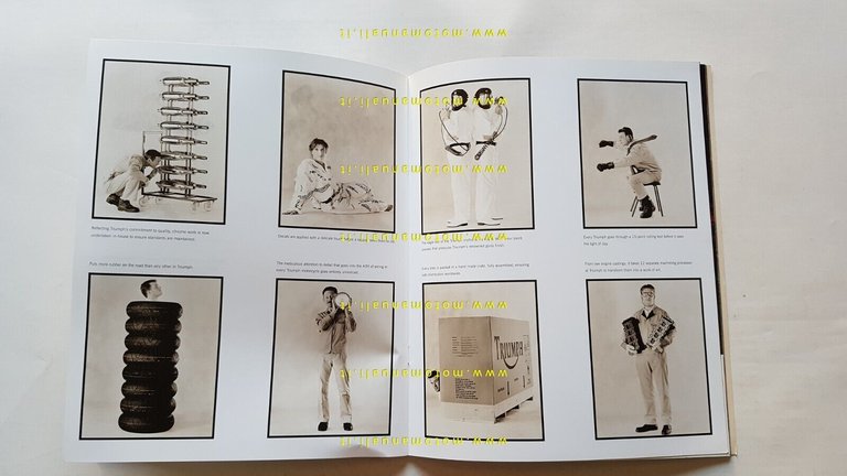 Triumph produzione 1995 depliant originale testo inglese