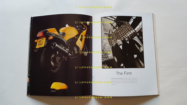 Triumph produzione 1995 depliant originale testo inglese