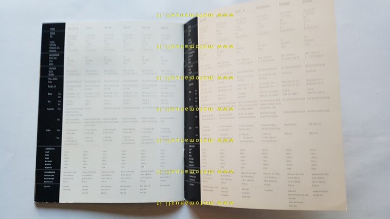 Triumph produzione 1995 depliant originale testo inglese