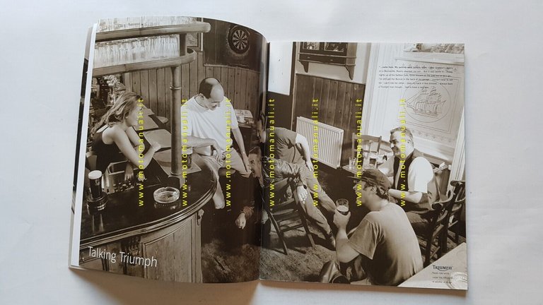 Triumph produzione 1995 depliant originale testo inglese