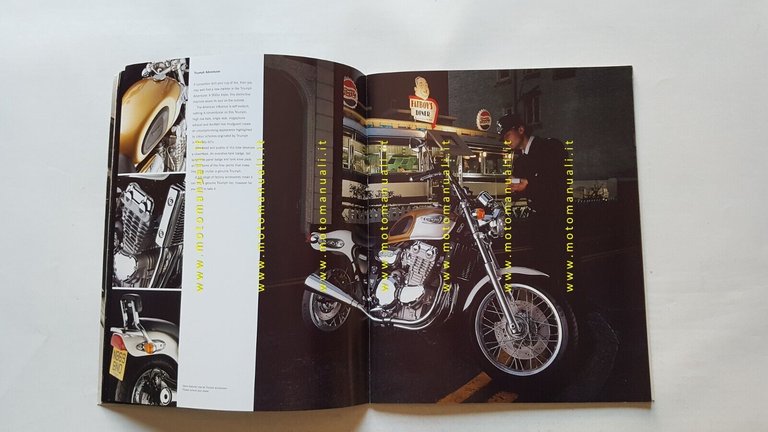 Triumph produzione 1995 depliant originale testo inglese