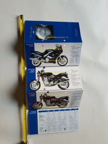 Triumph produzione modelli 1992 depliant originale INGLESE