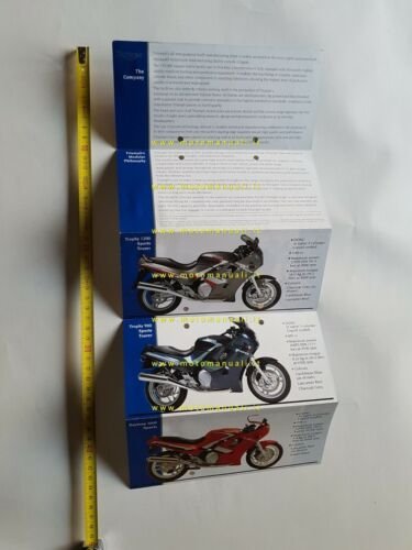 Triumph produzione modelli 1992 depliant originale INGLESE