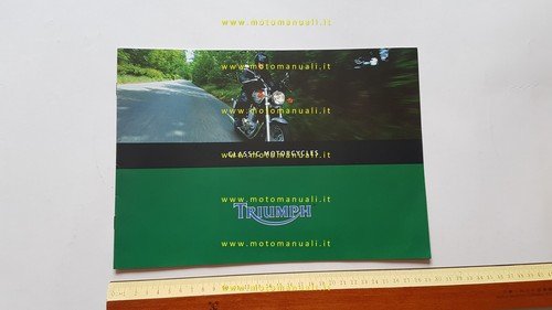 Triumph Thunderbird - Legend TT - Adventurer depliant inglese originale