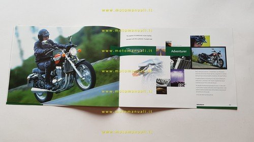 Triumph Thunderbird - Legend TT - Adventurer depliant inglese originale