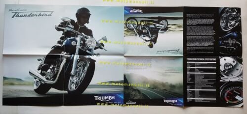 Triumph Thunderbird 2009 depliant originale testo inglese