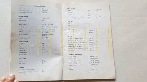 Triumph Trident 750 manuale uso manutenzione libretto ORIGINALE Inglese