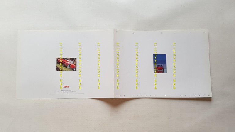 TVR S Series anni 80 depliant originale INGLESE brochure
