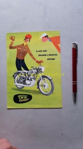 TWN Cornet 200 1955 depliant moto originale motorcycle brochure
