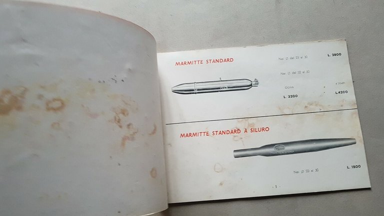 TZ marmitte silenziatori anni '60 depliant originale motorcycle brochure