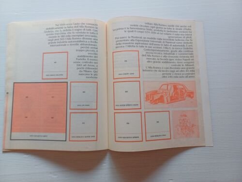 Una leggenda chiamata ALFA ROMEO - album figurine completo 1981-82 …