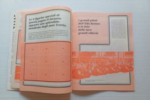 Una leggenda chiamata ALFA ROMEO - album figurine completo 1981-82 …