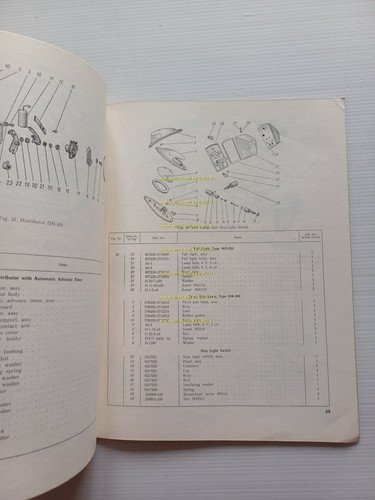 Ural 3 M 66 1966 catalogo ricambi originale moto sidecar