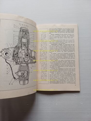 Ural Sidecar modelli 1993 manuale uso manutenzione originale testo francese