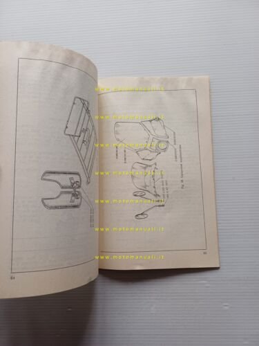 Ural Sidecar modelli 1993 manuale uso manutenzione originale testo francese