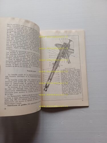 Ural Sidecar modelli 1993 manuale uso manutenzione originale testo francese