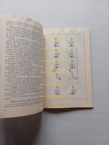 Ural Sidecar modelli 1993 manuale uso manutenzione originale testo francese