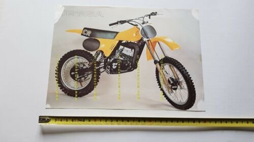 Valenti CR 125 A Cross 1978 depliant ITALIANO moto originale …