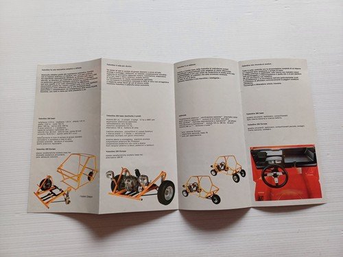 Valentine 250 1977 microauto depliant italiano originale