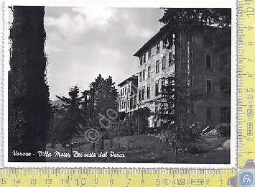 Varese - Villa Mater Dei vista dal Parco - 1954 …