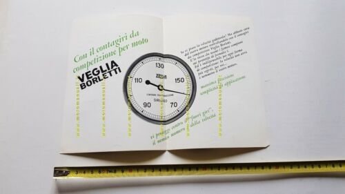 Veglia Borletti contagiri meccanico 1967 depliant ITALIANO originale brochure