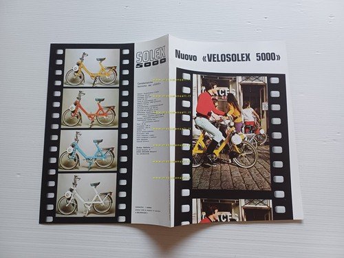 Velosolex 5000 1971 depliant italiano originale