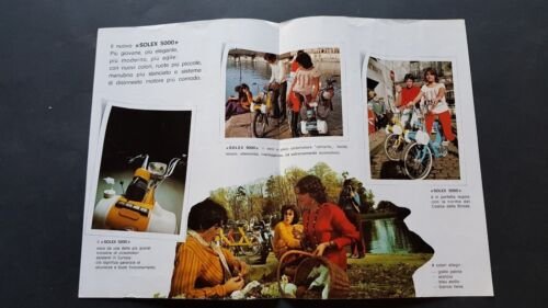 Velosolex 5000 depliant originale italiano genuine motorcycle brochure