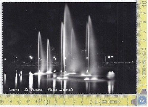 Verona - Fontana Piazza Arsenale - Fountain - '60's - …