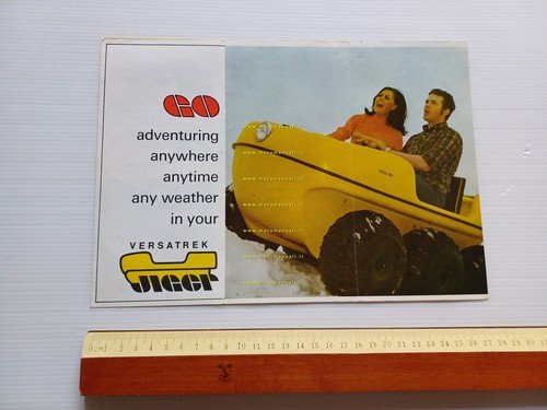 Versatek Jiger veicolo 6 ruote motrici anni 70 depliant originale …