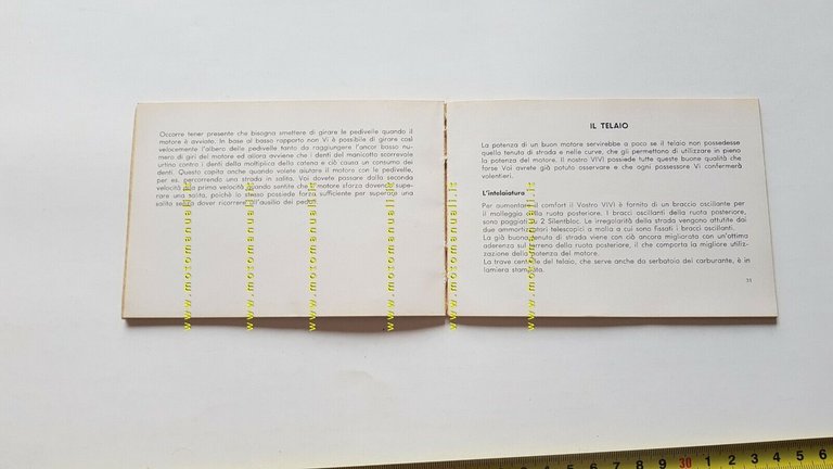 Viberti Vivì 50 Sport Turismo 1957 manuale uso manutenzione libretto …