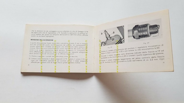 Viberti Vivì 50 Sport Turismo 1957 manuale uso manutenzione libretto …