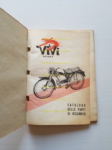 Viberti Vivi' Sport 50 motore Victoria 1957 catalogo ricambi originale