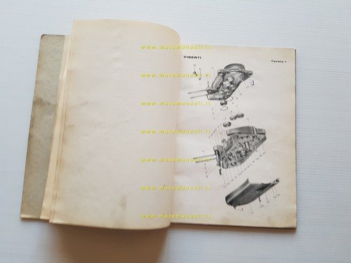 Viberti Vivi' Sport 50 motore Victoria 1957 catalogo ricambi originale
